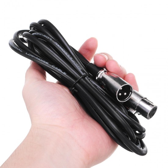 XLR 3-Pin Male to Female Microphone Audio Mic Balanced Cord Cable XLR 3-Pin Male to Female Microphone Audio Mic Balanced Cord Cable