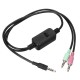 MA2 3.5mm Live Stream Streaming Sound Card Adaptor Cable Upgraded Version