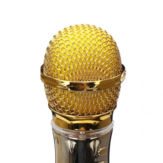 bluetooth Wireless Condenser Microphone USB Player Speaker for Karaoke