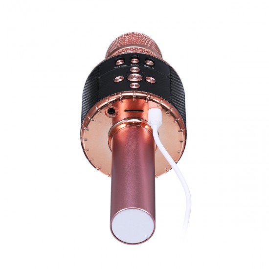 bluetooth Wireless Karaoke Microphone Handheld Microphone with Dynamic Light for Children and Adults with Speaker Recording Radio bluetooth Wireless Karaoke Microphone Handheld Microphone with Dynamic Light for Children and Adults with Speaker Recording Radio