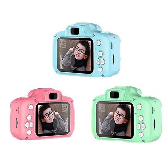 1080P HD 13 Mega Pixels Children Mini Digital Camera Camcorder with 2.0in IPS LCD Screen 400mAh Rechargeable Battery Kids Toys