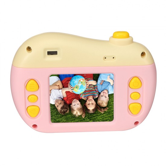 8M 1080P HD Rechargeable Shockproof Digital Kids Camera Mini Children Camera Camcorder for Photo Video Game Time-lapse Photography