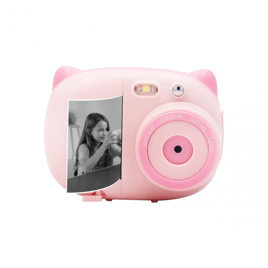 P2 15MP 1080P HD Mini Portable Rechargeable Children Kids Instant Camera Photo Printer