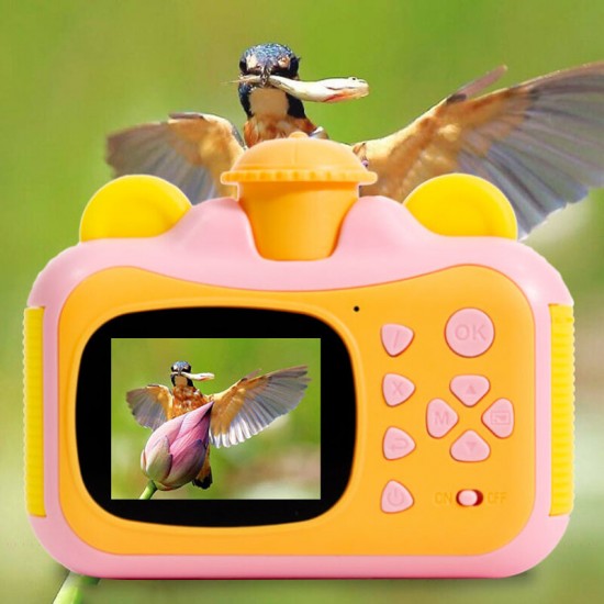 HD Mini Children Digital Camera Rotatable Camera 1080P Video Camcorder Support Photo Sticker Photo Printing