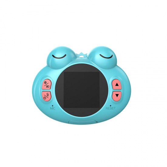 K5 Frog Mini Portable Rechargeable Kids Camera with 1.54 Inch IPS Screen