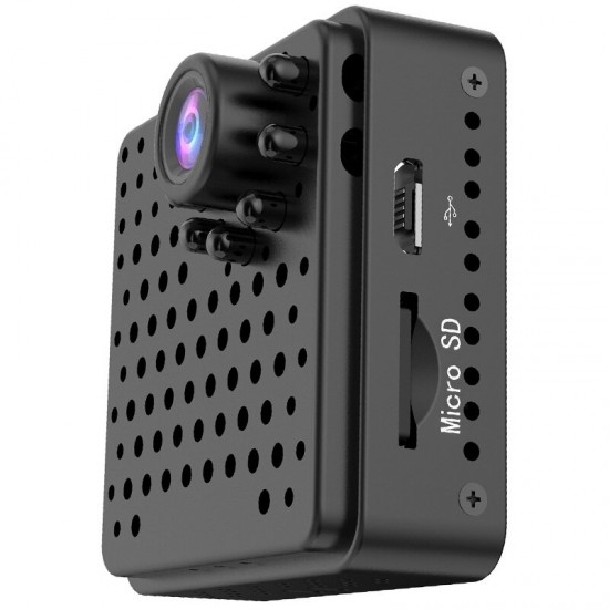 W18 Mini 1080P HD Infrared Night Vision WiFi Camera Support 155 Degrees Wide Angle Motion Detecting for Home Security W18 Mini 1080P HD Infrared Night Vision WiFi Camera Support 155 Degrees Wide Angle Motion Detecting for Home Security