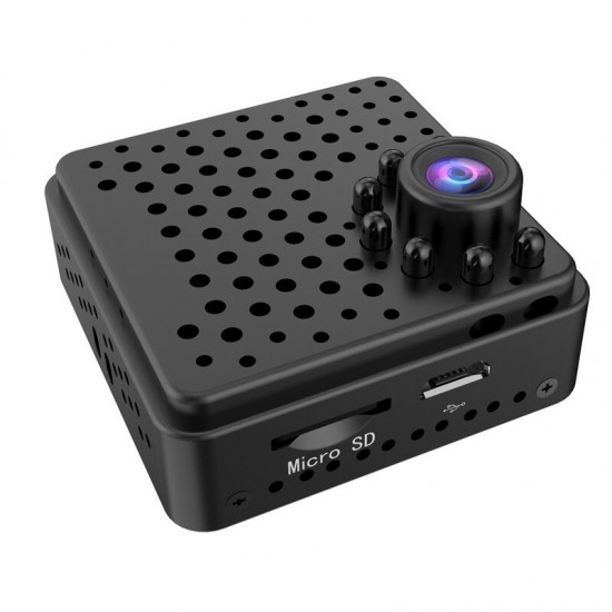 W18 Mini 1080P HD Infrared Night Vision WiFi Camera Support 155 Degrees Wide Angle Motion Detecting for Home Security W18 Mini 1080P HD Infrared Night Vision WiFi Camera Support 155 Degrees Wide Angle Motion Detecting for Home Security