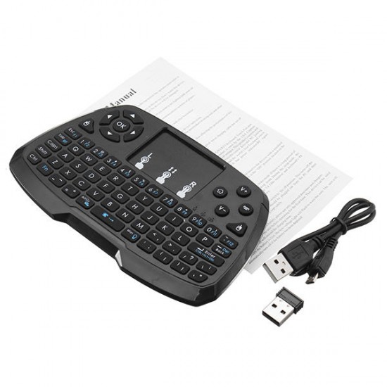 A3 2.4G Wireless Rechargeale Mini Keyboard Touchpad Air Mouse for TV Box Mini PC A3 2.4G Wireless Rechargeale Mini Keyboard Touchpad Air Mouse for TV Box Mini PC