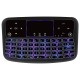 A36 2.4G Wireless Four Color Backlit QWERTY Mini Keyboard Touchpad Airmouse for TV Box Mini PC