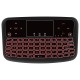 A36 2.4G Wireless Four Color Backlit QWERTY Mini Keyboard Touchpad Airmouse for TV Box Mini PC