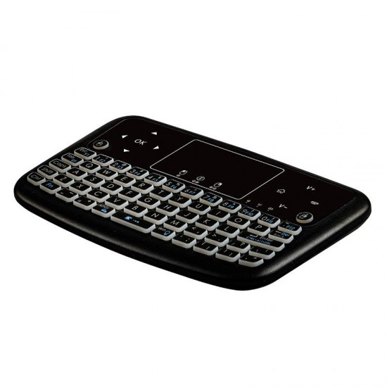 A36 2.4G Wireless Four Color Backlit QWERTY Mini Keyboard Touchpad Airmouse for TV Box Mini PC