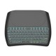 D8 USB 2.4G Wireless Mini Keyboard with 4.5 inch Touchpad Air Mouse Remote 7 Color Backlight Smart Remote Control