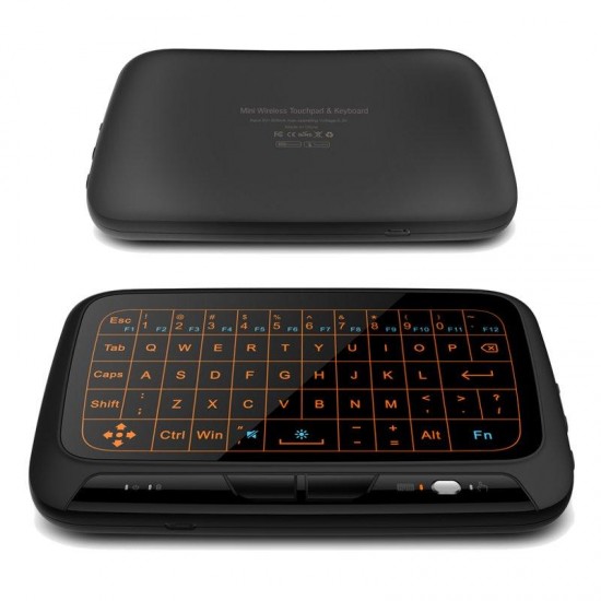 H18 2.4G Wireless Backlight Whole Panel Touchpad Keyboard Air Mouse For Windows/Android/Smart TV Box/Xbox/PC