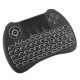 H9 Wireless Colorful Backlit Ajustable Brightness 2.4GHz Touchpad Air Mouse Mini Keyboard