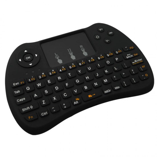 H9 Wireless QWERTY White Backlit 2.4GHz Touchpad Keyboard Air Mouse For TV Box MINI PC H9 Wireless QWERTY White Backlit 2.4GHz Touchpad Keyboard Air Mouse For TV Box MINI PC