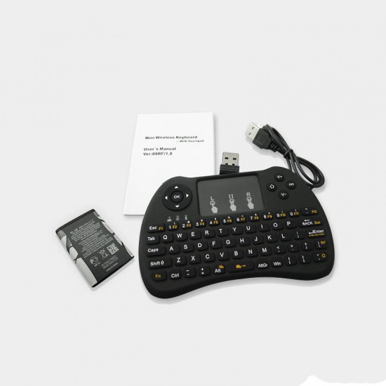 H9 Wireless QWERTY White Backlit 2.4GHz Touchpad Keyboard Air Mouse For TV Box MINI PC H9 Wireless QWERTY White Backlit 2.4GHz Touchpad Keyboard Air Mouse For TV Box MINI PC