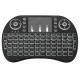 I8 2.4G Wireless Colorful Marquee Backlit Rechargeable Mini Keyboard Air Mouse Touchpad