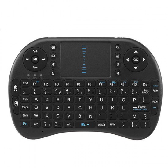 I8 2.4G Wireless French Mini Keyboard Touchpad Air Mouse