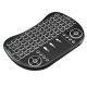 I8 2.4G Wireless White Backlit French Mini Keyboard Touchpad Air Mouse