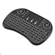I8 2.4G Wireless White Backlit Hebrew Mini Keyboard Touchpad Air Mouse