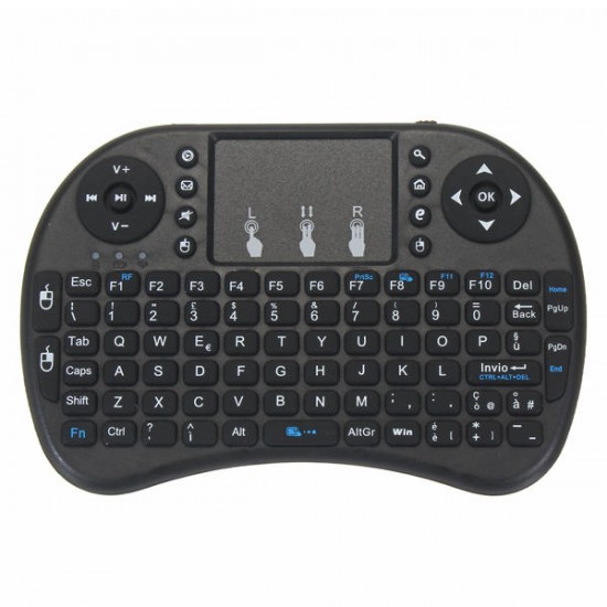 I8 Italian Version 2.4G Wireless Mini Keyboard Touchpad Airmouse I8 Italian Version 2.4G Wireless Mini Keyboard Touchpad Airmouse