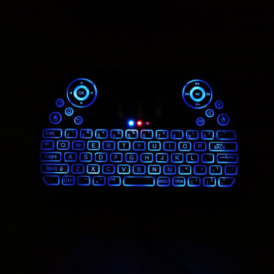 I8 Max Colorful Backlit 2.4G Wireless English Mini Keyboard Touchpad Airmouse for TV Box Smart TV PC I8 Max Colorful Backlit 2.4G Wireless English Mini Keyboard Touchpad Airmouse for TV Box Smart TV PC