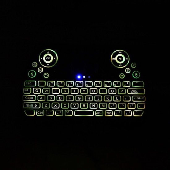I8 Max Colorful Backlit 2.4G Wireless English Mini Keyboard Touchpad Airmouse for TV Box Smart TV PC I8 Max Colorful Backlit 2.4G Wireless English Mini Keyboard Touchpad Airmouse for TV Box Smart TV PC