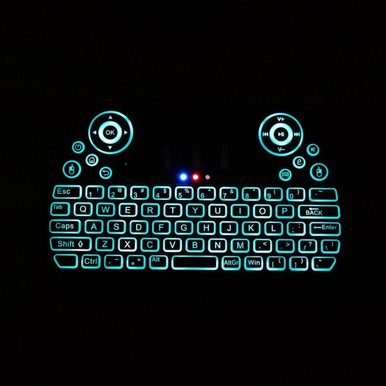 I8 Max Colorful Backlit 2.4G Wireless English Mini Keyboard Touchpad Airmouse for TV Box Smart TV PC I8 Max Colorful Backlit 2.4G Wireless English Mini Keyboard Touchpad Airmouse for TV Box Smart TV PC