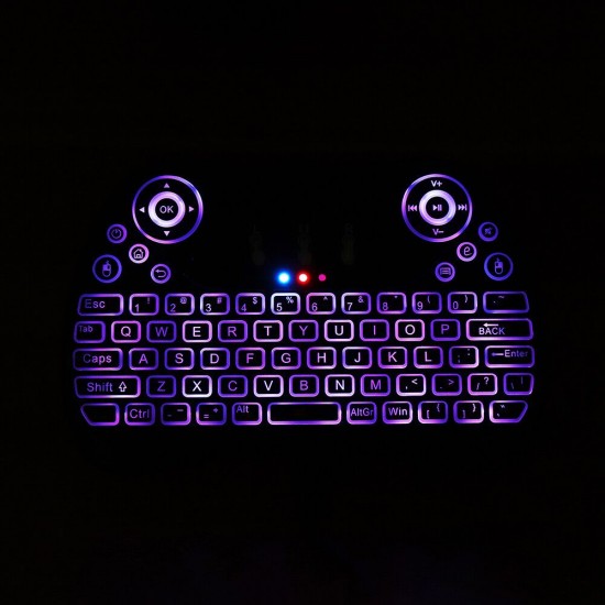 I8 Max Colorful Backlit 2.4G Wireless English Mini Keyboard Touchpad Airmouse for TV Box Smart TV PC I8 Max Colorful Backlit 2.4G Wireless English Mini Keyboard Touchpad Airmouse for TV Box Smart TV PC