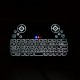 I8 Max Colorful Backlit 2.4G Wireless English Mini Keyboard Touchpad Airmouse for TV Box Smart TV PC