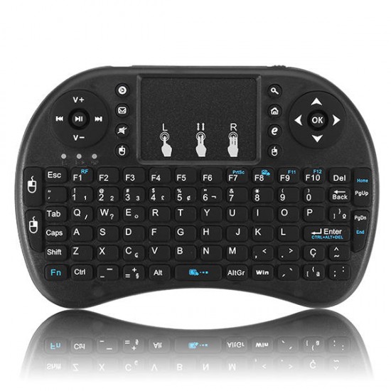 I8 Portuguese Version 2.4G Wireless Mini Keyboard Touchpad Air Mouse I8 Portuguese Version 2.4G Wireless Mini Keyboard Touchpad Air Mouse