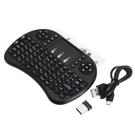 I8 Taiwanese 2.4G Wireless Mini Keyboard Touchpad Air Mouse I8 Taiwanese 2.4G Wireless Mini Keyboard Touchpad Air Mouse