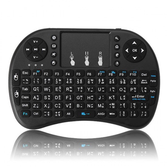 I8 Thai Language Version 2.4G Wireless Mini Keybaord Touchpad Air Mouse I8 Thai Language Version 2.4G Wireless Mini Keybaord Touchpad Air Mouse