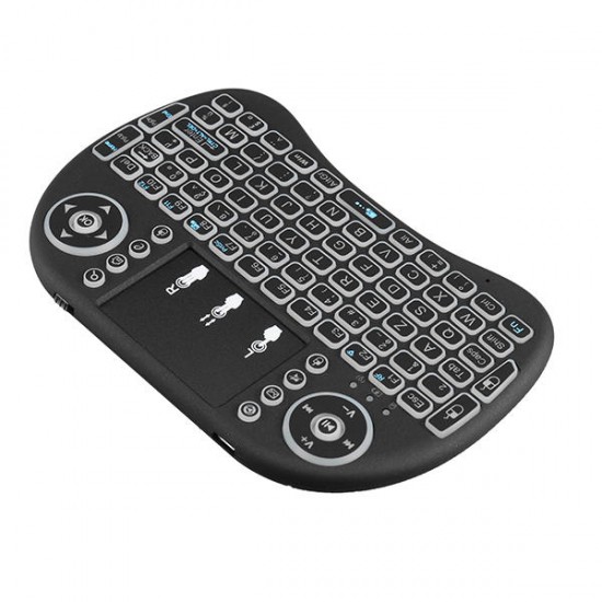 I8 Three Color Backlit French Version 2.4G Wireless Mini Keyboard Touchpad Air Mouse I8 Three Color Backlit French Version 2.4G Wireless Mini Keyboard Touchpad Air Mouse