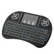 I8 White Backlit 2.4Ghz Wireless Mini Keyboard Air Mouse Touchpad