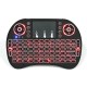 I8 Wireless Three Color Backlit 2.4GHz Touchpad Keyboard Air Mouse For TV Box MINI PC