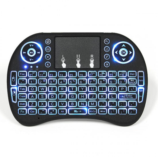 I8 Wireless Three Color Backlit 2.4GHz Touchpad Keyboard Air Mouse For TV Box MINI PC I8 Wireless Three Color Backlit 2.4GHz Touchpad Keyboard Air Mouse For TV Box MINI PC