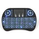 I8 Wireless Three Color Backlit 2.4GHz Touchpad Keyboard Air Mouse For TV Box MINI PC