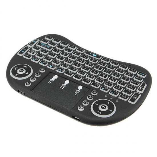 I8 Wireless Three Color Backlit 2.4GHz Touchpad Keyboard Air Mouse For TV Box MINI PC I8 Wireless Three Color Backlit 2.4GHz Touchpad Keyboard Air Mouse For TV Box MINI PC