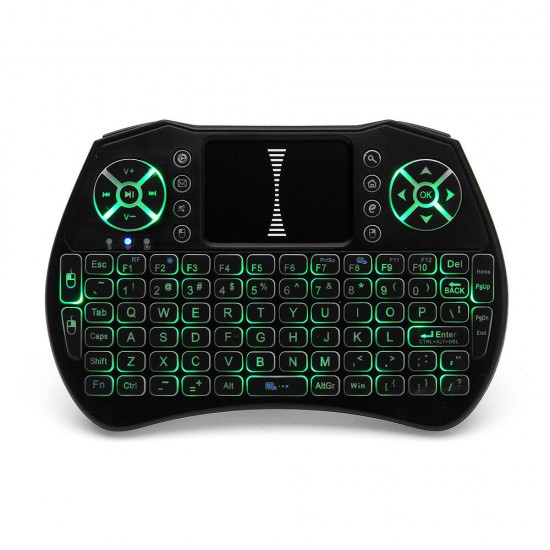 I9 Three Color Backlit 2.4G Wireless Mini Keyboard Touchpad Airmouse Air Mouse I9 Three Color Backlit 2.4G Wireless Mini Keyboard Touchpad Airmouse Air Mouse