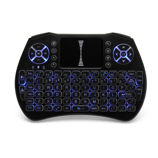 I9 Three Color Backlit 2.4G Wireless Mini Keyboard Touchpad Airmouse Air Mouse
