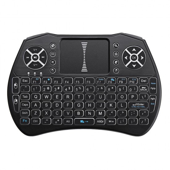 I9 Three Color Backlit 2.4G Wireless Mini Keyboard Touchpad Airmouse Air Mouse