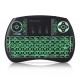 KP21SDL 2.4G Wireless Three Color Backlit German Version Mini Keyboard Touchpad Air Mouse