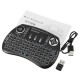 KP21SDL 2.4G Wireless Three Color Backlit Russian Version Mini Keyboard Touchpad Air Mouse