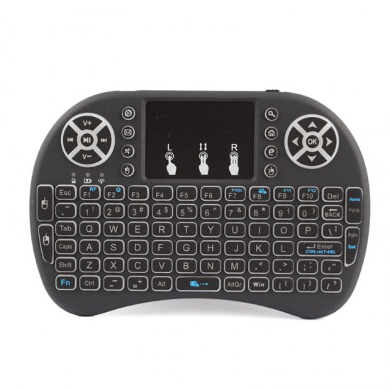 MINI I8 Wireless Backlit 2.4GHz Touchpad Keyboard Air Mouse For TV Box MINI PC MINI I8 Wireless Backlit 2.4GHz Touchpad Keyboard Air Mouse For TV Box MINI PC