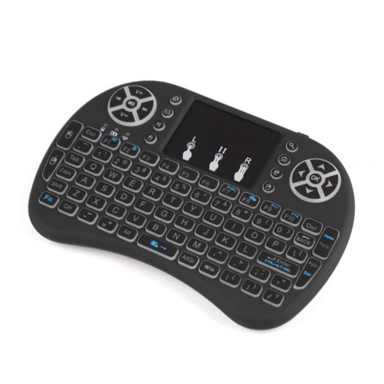 MINI I8 Wireless Backlit 2.4GHz Touchpad Keyboard Air Mouse For TV Box MINI PC MINI I8 Wireless Backlit 2.4GHz Touchpad Keyboard Air Mouse For TV Box MINI PC