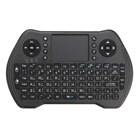 MT-10 2.4G Wireless Arabic Rechargeable Mini Keyboard Touchpad Air Mouse Airmouse