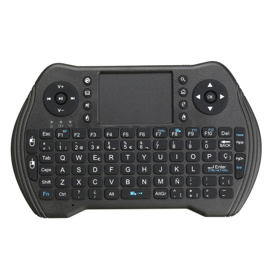 MT-10 2.4G Wireless Spanish Rechargeable Mini Keyboard Touchpad Air Mouse Airmouse
