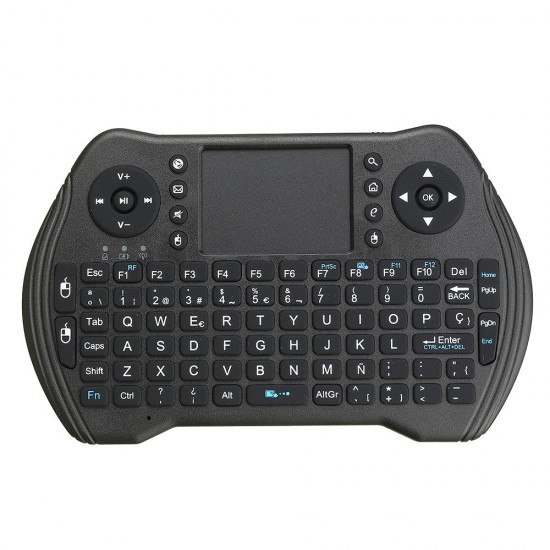 MT-10 2.4G Wireless Spanish Rechargeable Mini Keyboard Touchpad Air Mouse Airmouse MT-10 2.4G Wireless Spanish Rechargeable Mini Keyboard Touchpad Air Mouse Airmouse