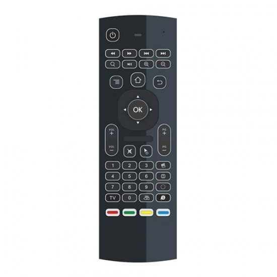 MX3 Wireless QWERTY White Backlit 2.4GHz Keyboard Air Mouse For TV Box MINI PC MX3 Wireless QWERTY White Backlit 2.4GHz Keyboard Air Mouse For TV Box MINI PC